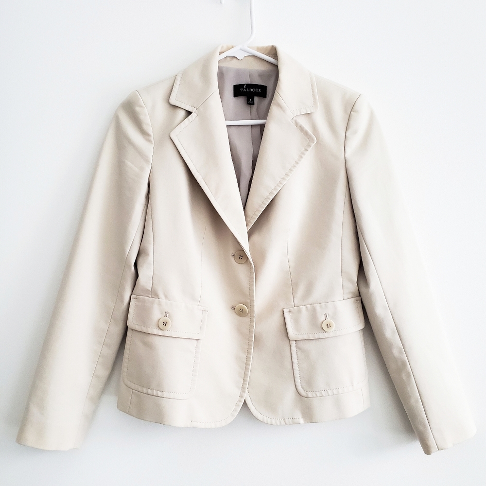 Talbots Khaki Blazer